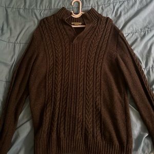 Angelo Gianni Large Men’s Brown Cotton Sweater
